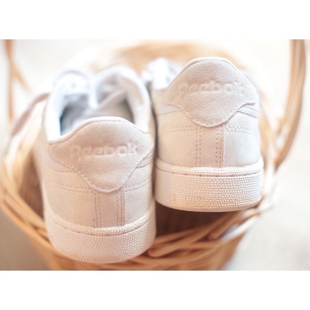 Reebok Club C 85 Chalk Beige Sneakers Women's Size 8.5 EU 39 Vintage Style - Picture 4 of 9